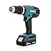 Makita DF457DWE Akku-Bohrschrauber, 18 V, Schwarz, Blau, Size